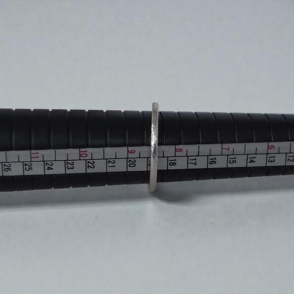 Vintage 925 Gold Plated Jadeite Ring Large Faceted Green Oval Stone sz 8.5 - Picture 8 of 9